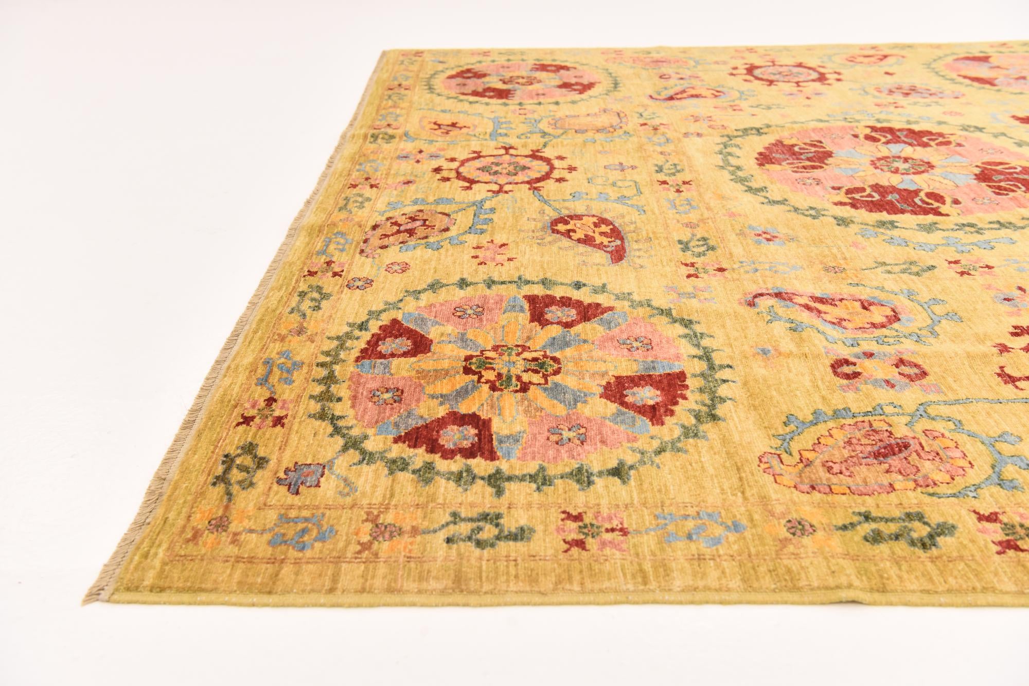 6' 8 x 9' 11 Hand Knotted Ariana Ziegler Oriental Rug