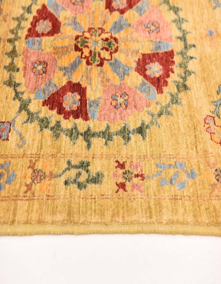 Detail image of 6' 8 x 9' 11  Hand Knotted Ariana Ziegler Oriental Rug