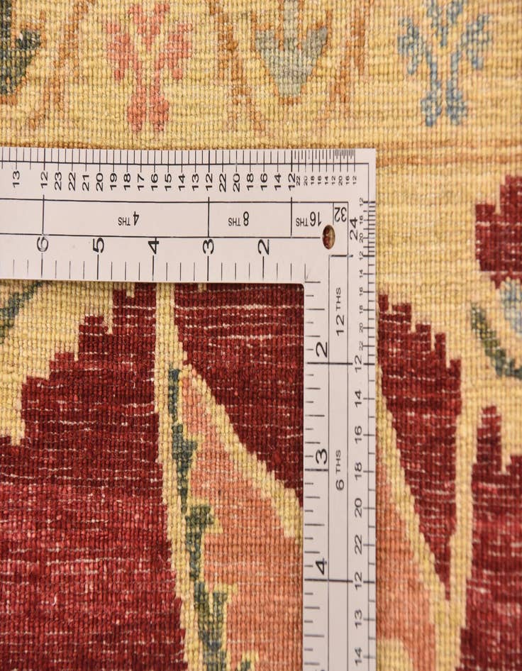 Detail image of 6' 6 x 9' 6  Hand Knotted Ariana Ziegler Oriental Rug