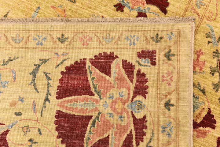 6' 6 x 9' 6 Hand Knotted Ariana Ziegler Oriental Rug