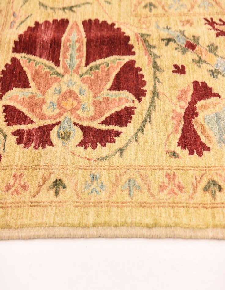 Detail image of 6' 6 x 9' 6  Hand Knotted Ariana Ziegler Oriental Rug