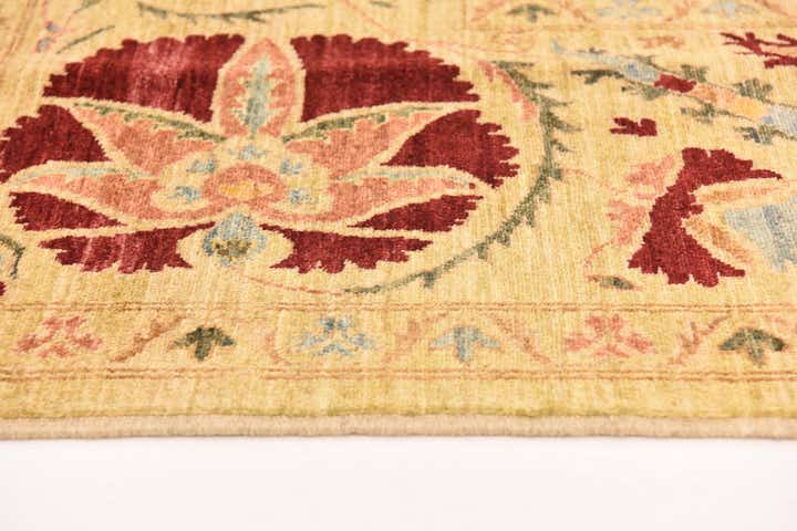 6' 6 x 9' 6 Hand Knotted Ariana Ziegler Oriental Rug