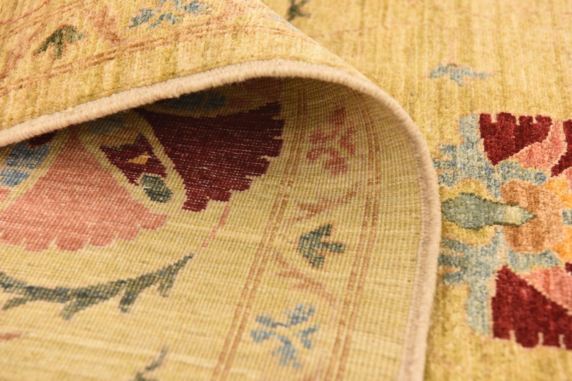 6' 6 x 9' 6 Hand Knotted Ariana Ziegler Oriental Rug