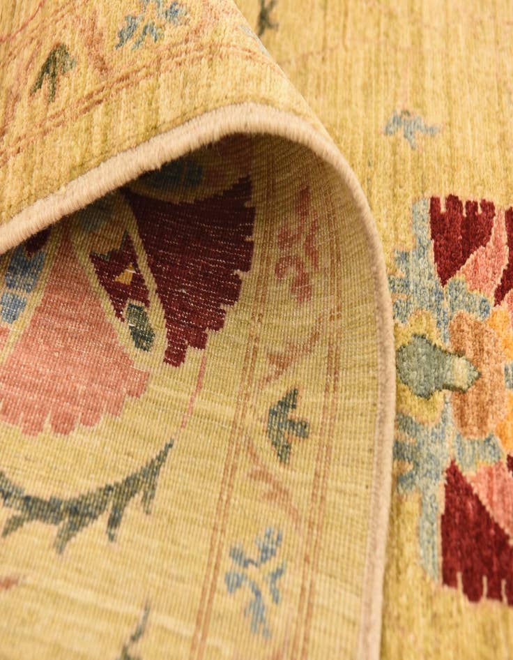 Detail image of 6' 6 x 9' 6  Hand Knotted Ariana Ziegler Oriental Rug