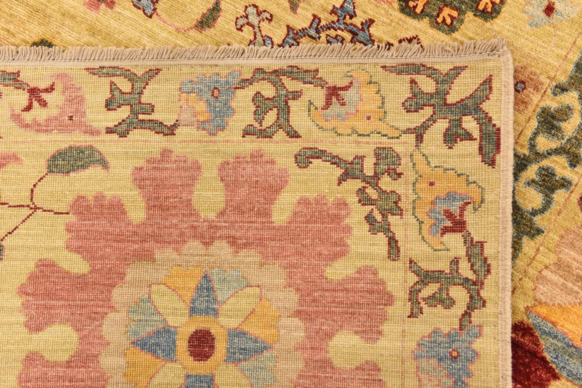 6' 9 x 10' 4 Hand Knotted Ariana Ziegler Oriental Rug