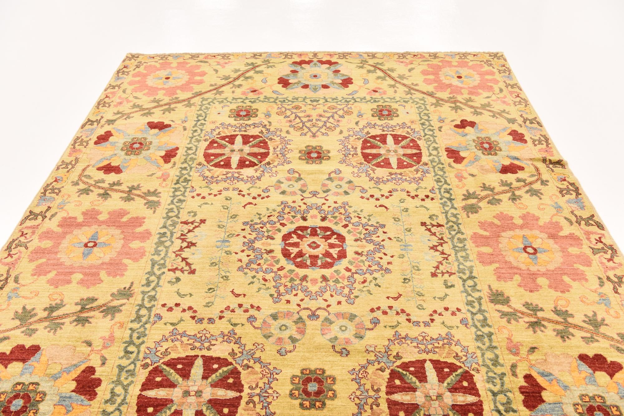 6' 9 x 10' 4 Hand Knotted Ariana Ziegler Oriental Rug