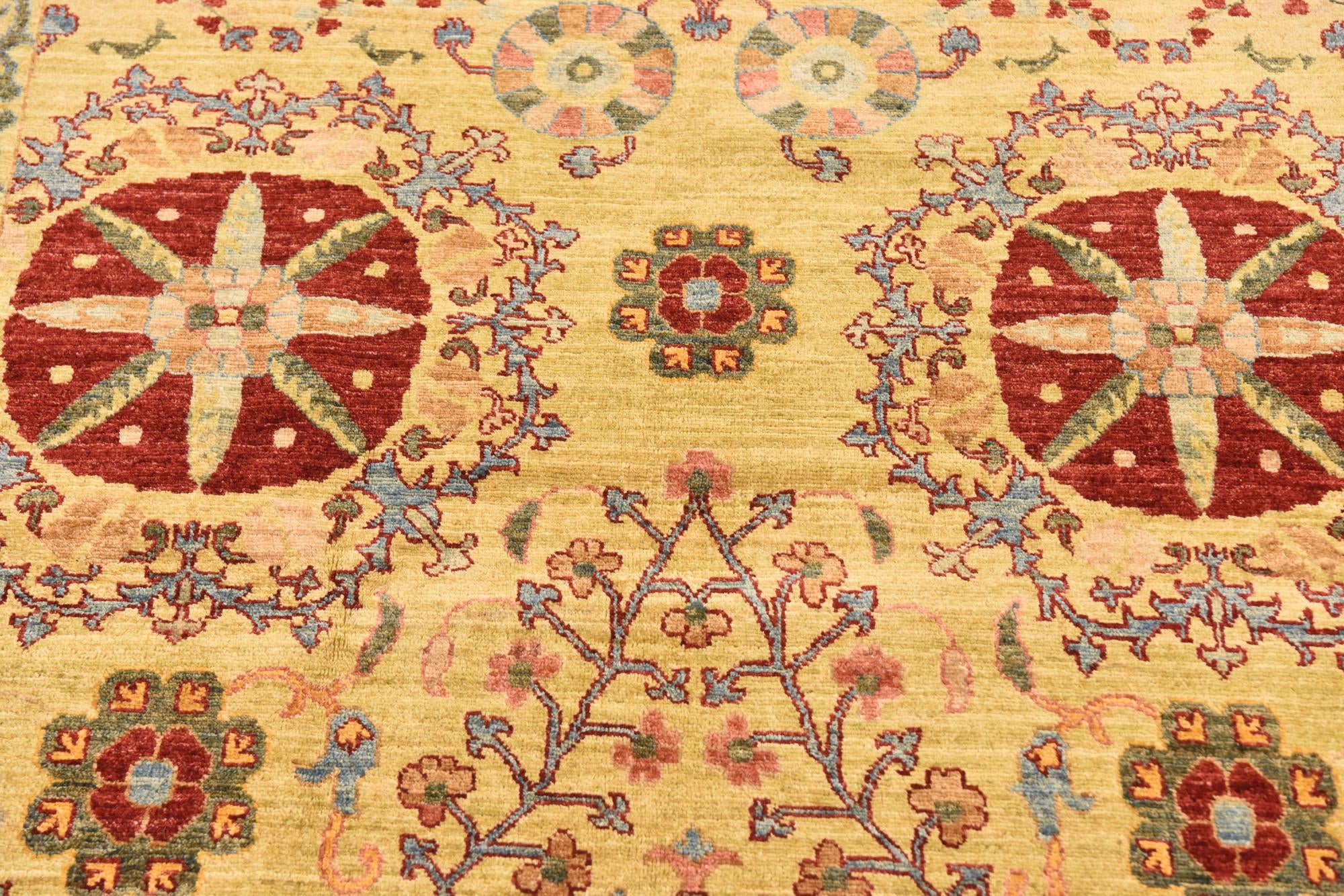 6' 9 x 10' 4 Hand Knotted Ariana Ziegler Oriental Rug