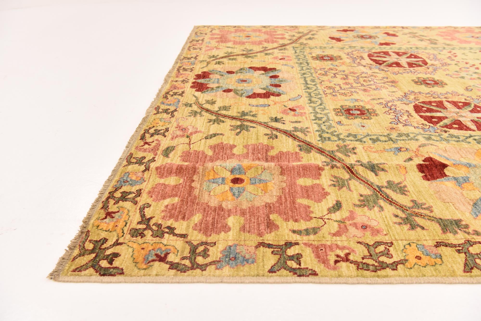 6' 9 x 10' 4 Hand Knotted Ariana Ziegler Oriental Rug