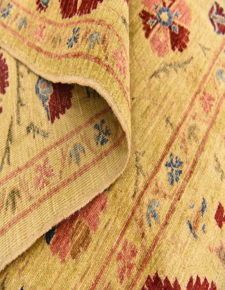 Detail image of 6' x 7' 9  Hand Knotted Ariana Ziegler Oriental Rug