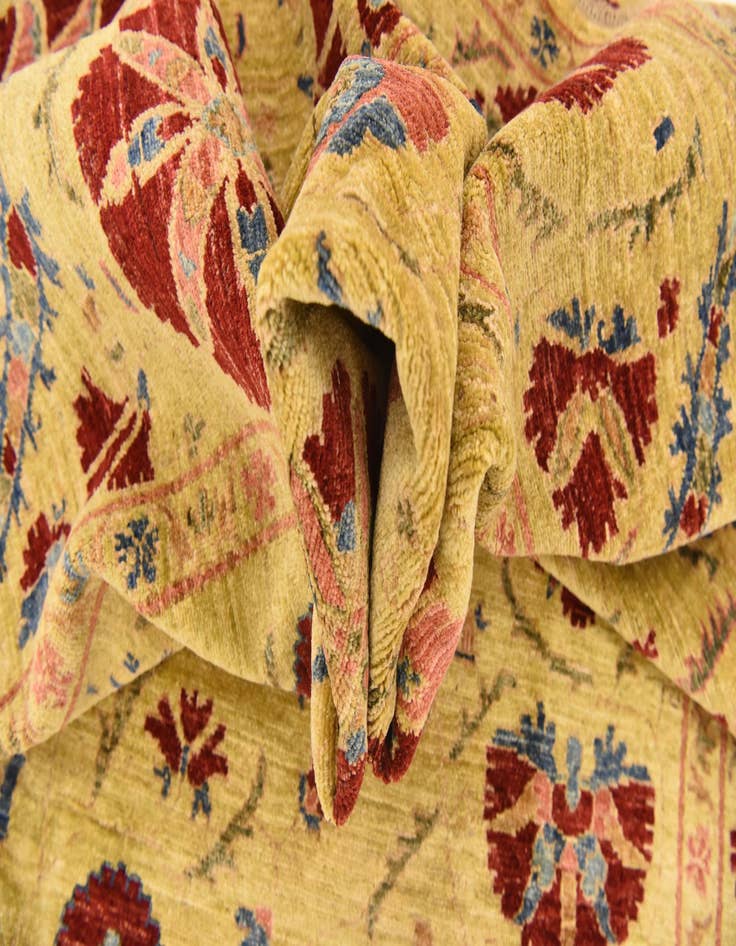 Detail image of 6' x 7' 9  Hand Knotted Ariana Ziegler Oriental Rug