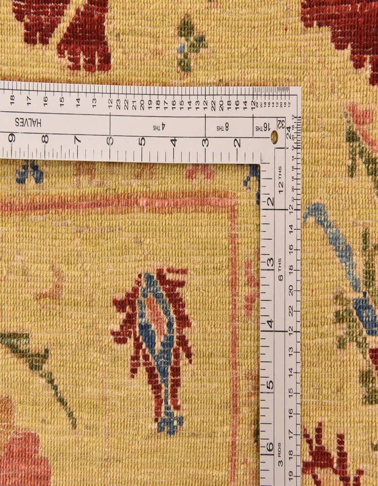 Detail image of 6' x 7' 9  Hand Knotted Ariana Ziegler Oriental Rug