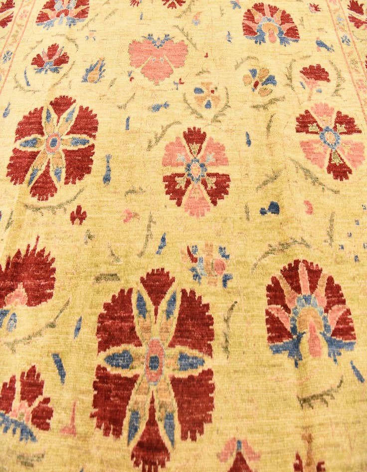 Detail image of 6' x 7' 9  Hand Knotted Ariana Ziegler Oriental Rug