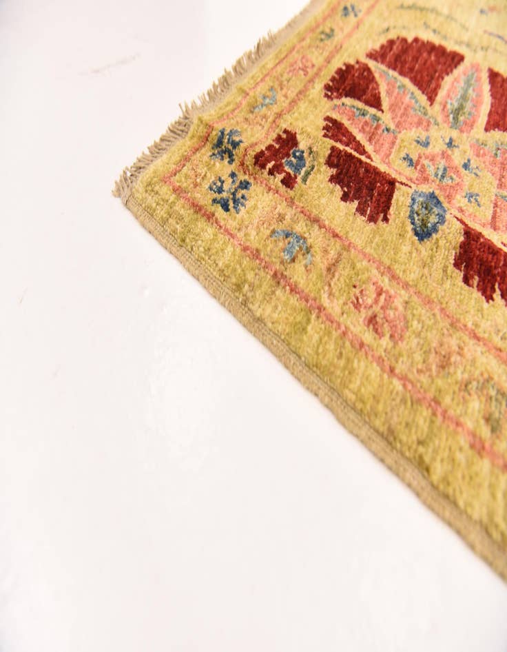 Detail image of 6' x 7' 9  Hand Knotted Ariana Ziegler Oriental Rug