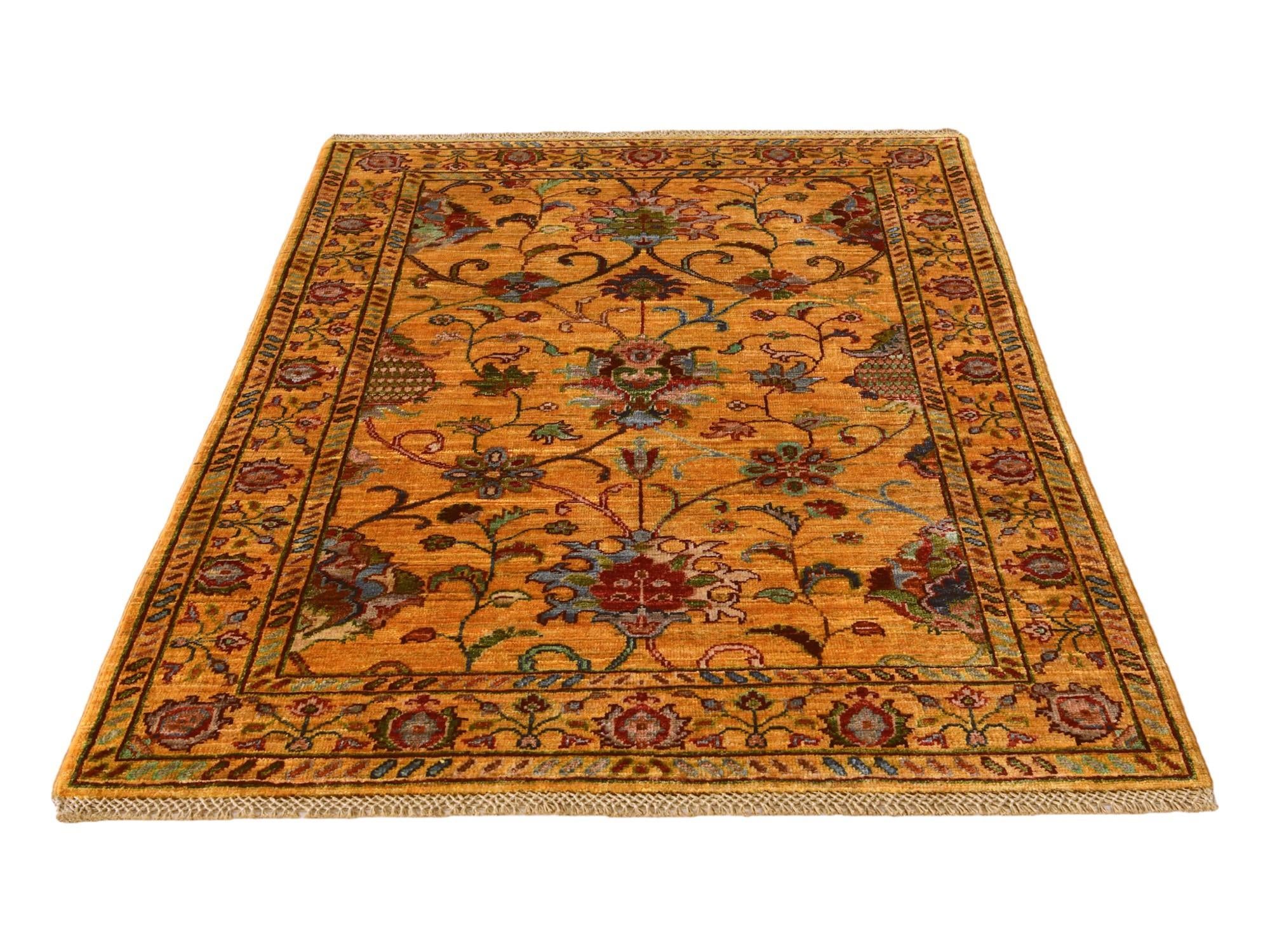 3' 4 x 5' Hand Knotted Ariana Ziegler Rug