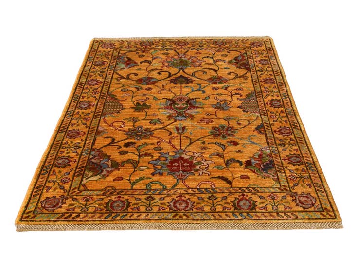 Detail image of 3' 4 x 5' Hand Knotted Ariana Ziegler Rug