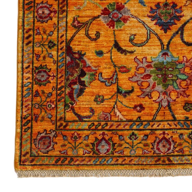 Detail image of 3' 4 x 5' Hand Knotted Ariana Ziegler Rug