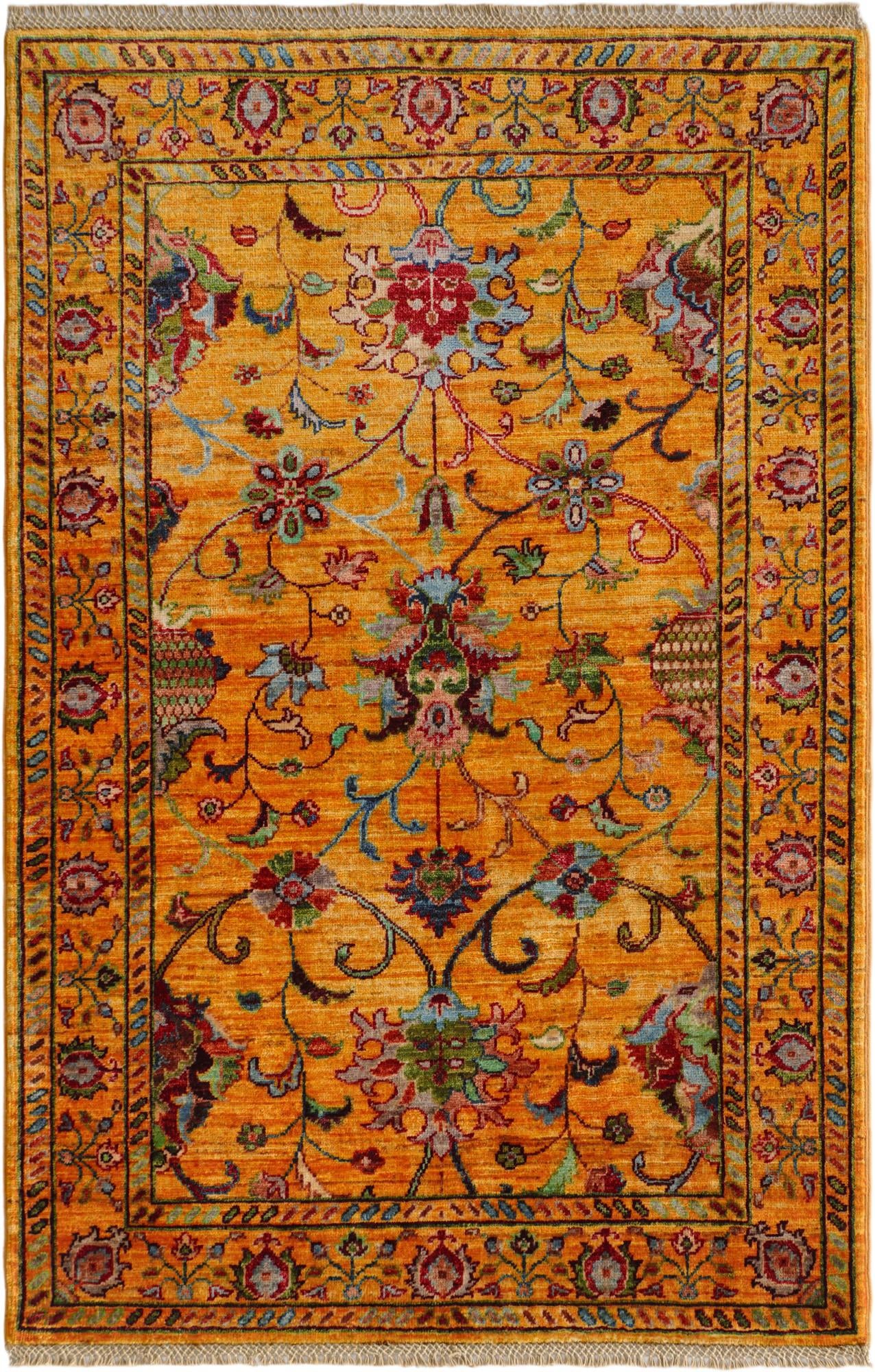 3' 4 x 5' Hand Knotted Ariana Ziegler Rug