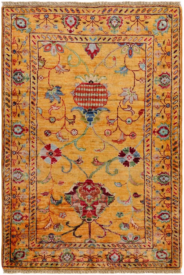Detail image of 2' 8 x 3' 10 Hand Knotted Ariana Ziegler Rug