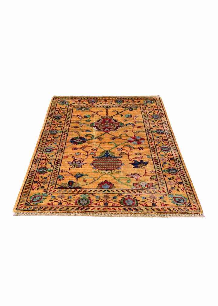 2' 7 x 4' Hand Knotted Ariana Ziegler Rug