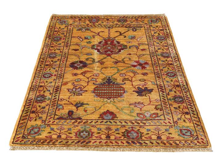 2' 7 x 4' Hand Knotted Ariana Ziegler Rug