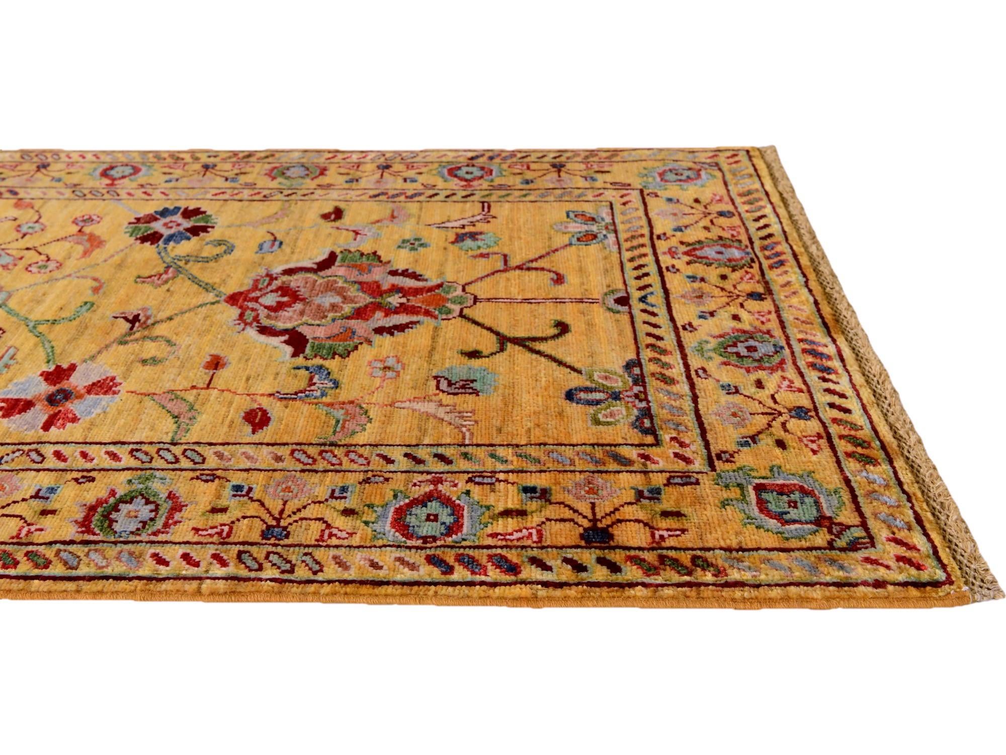 2' 7 x 4' Hand Knotted Ariana Ziegler Rug