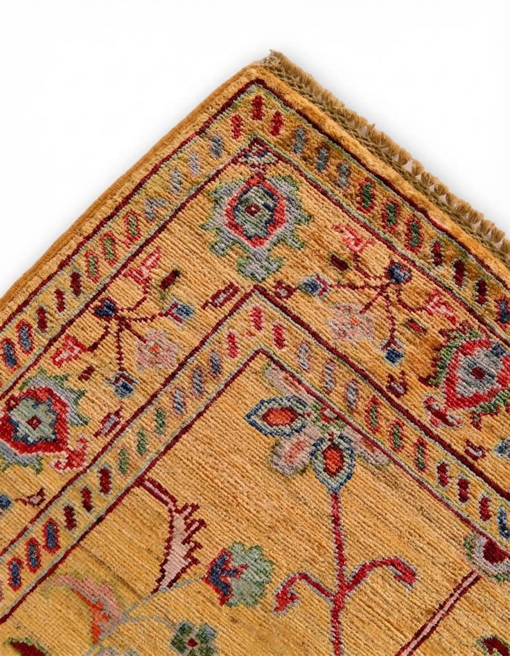 Detail image of 2' 7 x 4' Hand Knotted Ariana Ziegler Rug