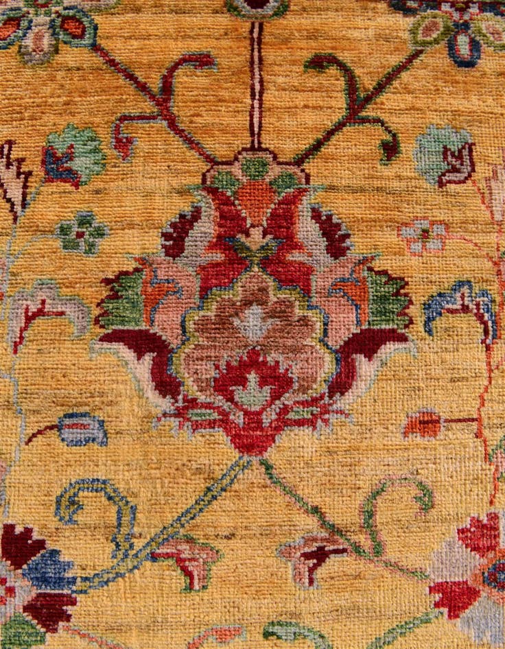 Detail image of 2' 7 x 4' Hand Knotted Ariana Ziegler Rug