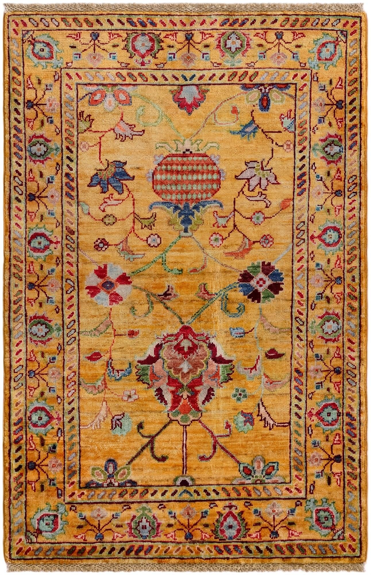 2' 7 x 4' Hand Knotted Ariana Ziegler Rug