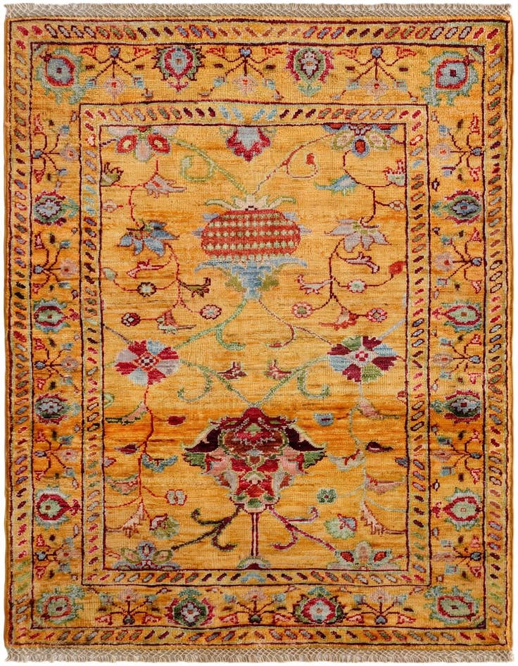Detail image of 2' 9 x 4' 2 Hand Knotted Ariana Ziegler Rug