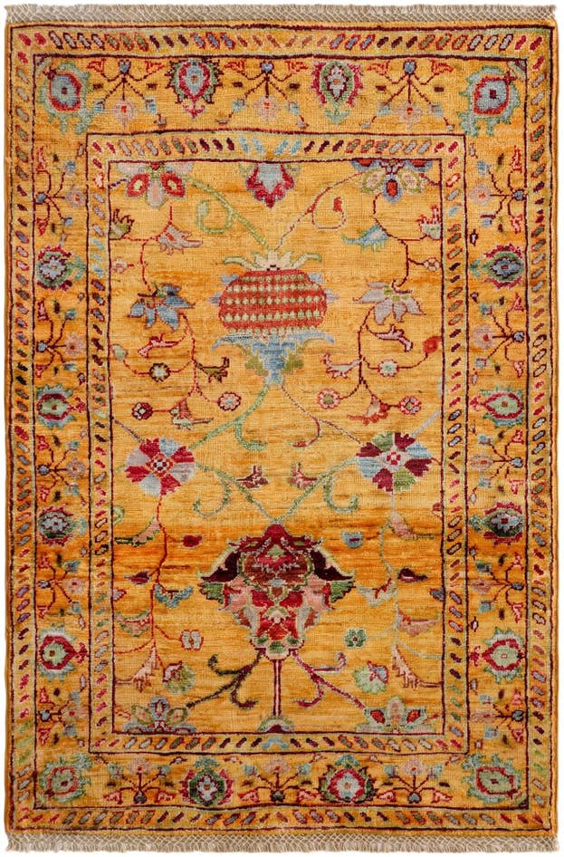 Detail image of 2' 9 x 4' 2 Hand Knotted Ariana Ziegler Rug