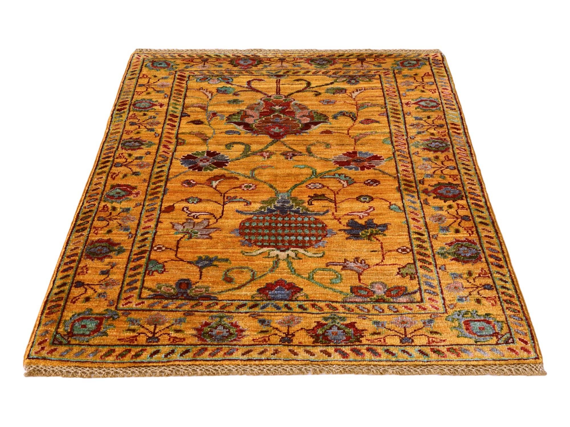 2' 9 x 3' 10 Hand Knotted Ariana Ziegler Rug