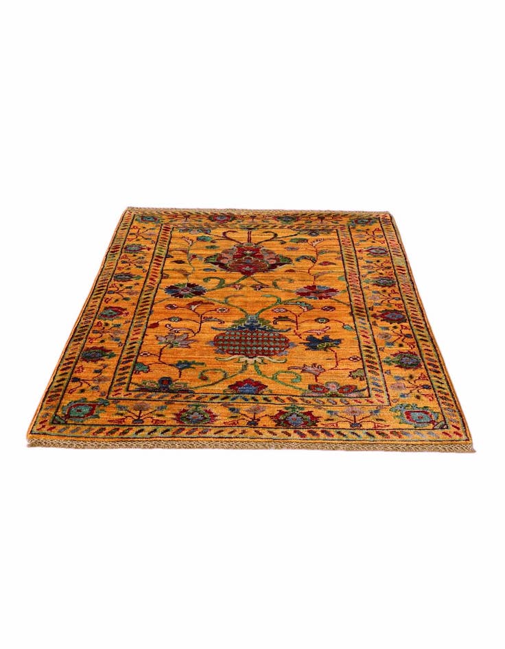 Detail image of 2' 9 x 3' 10 Hand Knotted Ariana Ziegler Rug