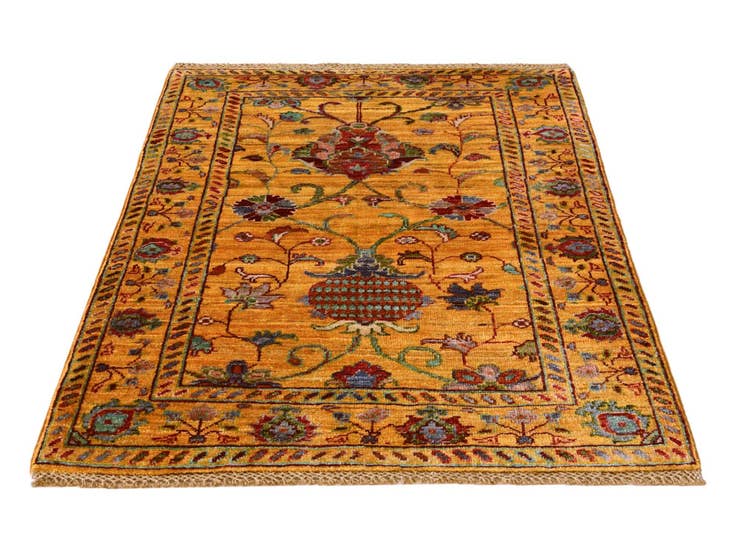 Detail image of 2' 9 x 3' 10 Hand Knotted Ariana Ziegler Rug