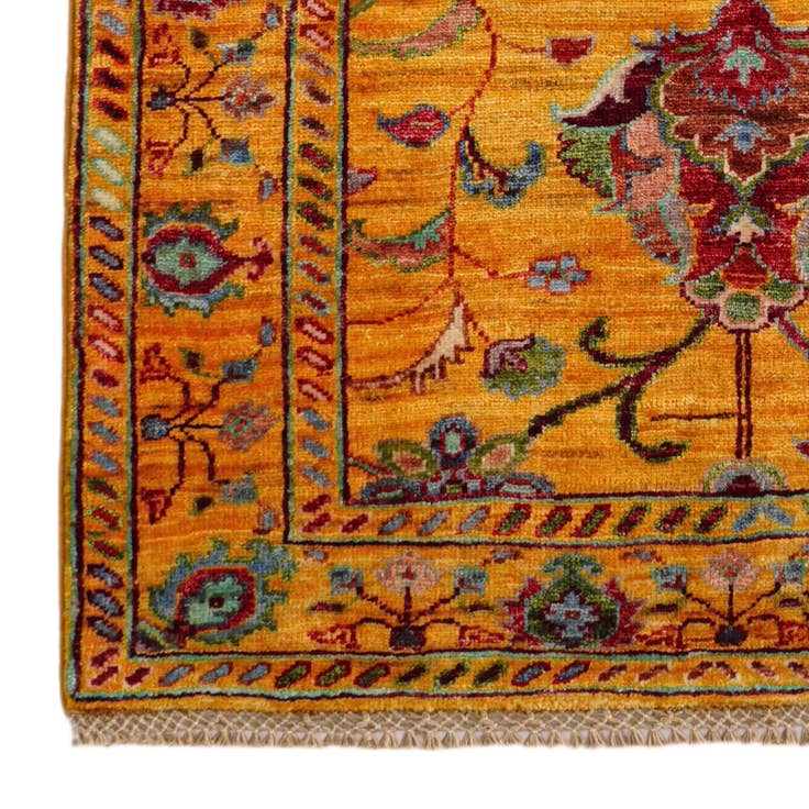 Detail image of 2' 9 x 3' 10 Hand Knotted Ariana Ziegler Rug
