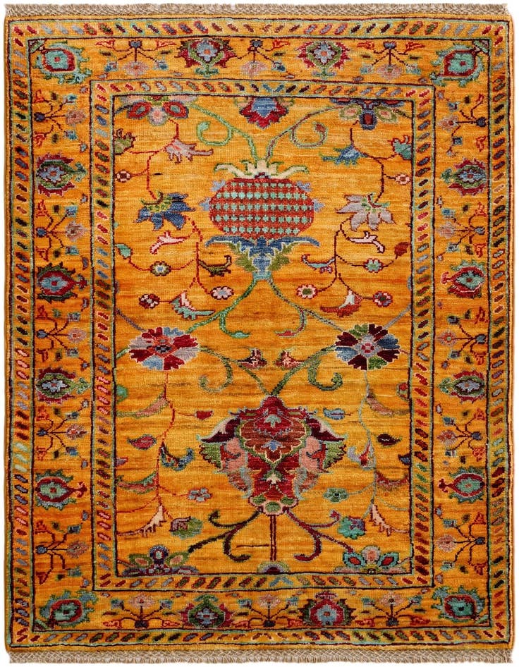 Detail image of 2' 9 x 3' 10 Hand Knotted Ariana Ziegler Rug