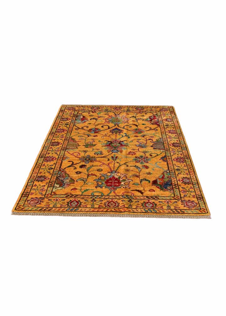3' 5 x 5' 2 Hand Knotted Ariana Ziegler Rug