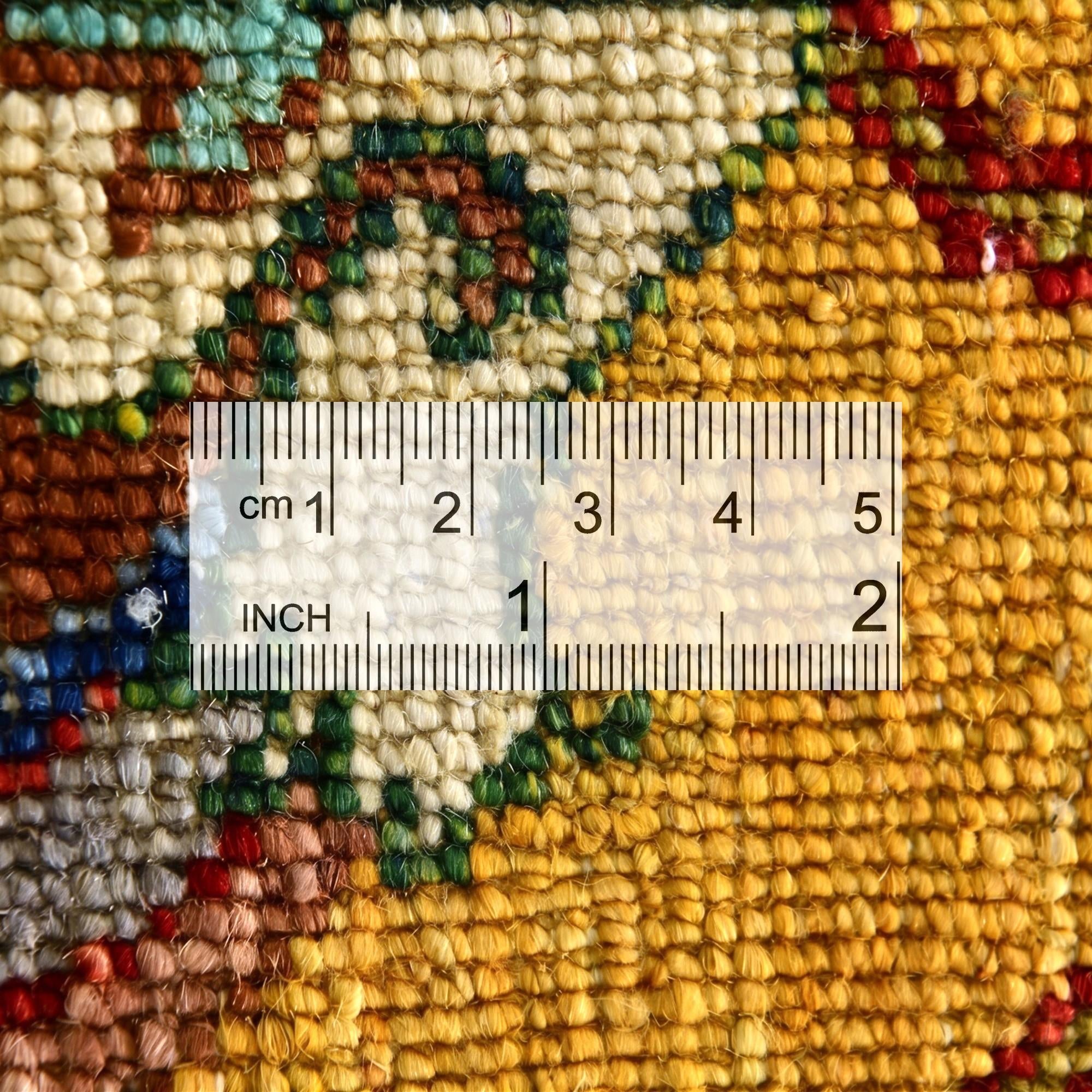 3' 5 x 5' 2 Hand Knotted Ariana Ziegler Rug