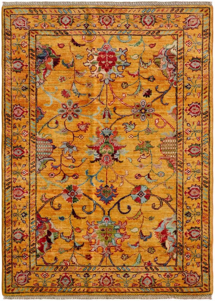 3' 5 x 5' 2 Hand Knotted Ariana Ziegler Rug