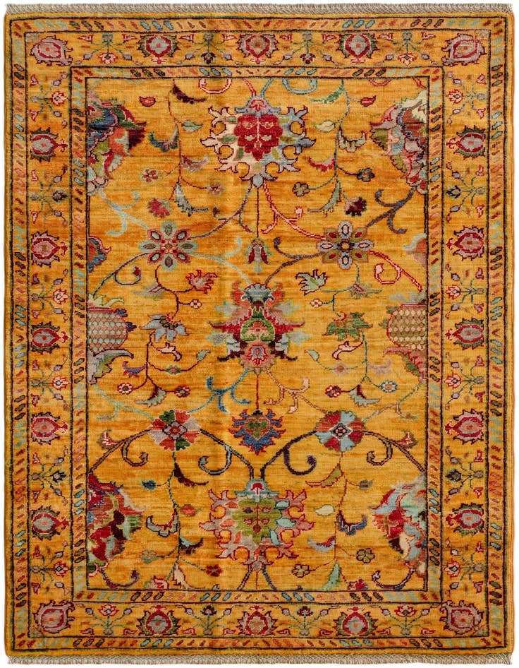 Detail image of 3' 5 x 5' 2 Hand Knotted Ariana Ziegler Rug