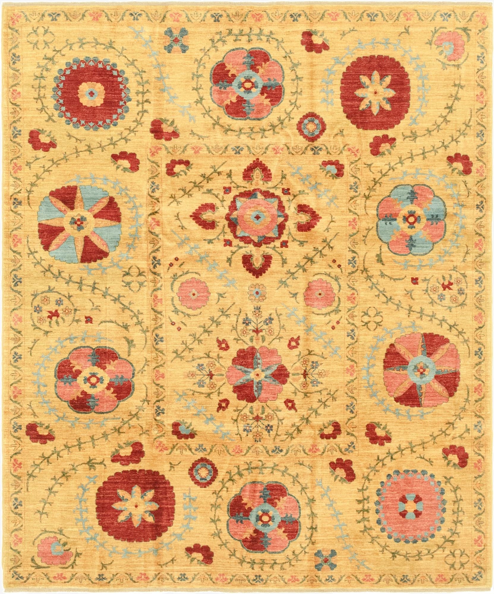 6' 6 x 7' 9  Hand Knotted Ariana Ziegler Oriental Rug