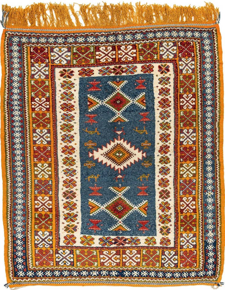 Detail image of 4' 10 x 7' 6 Berber Rug