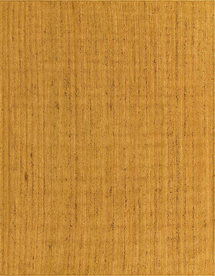 Detail image of 8' x 10'  Hand Braided Jute Rug