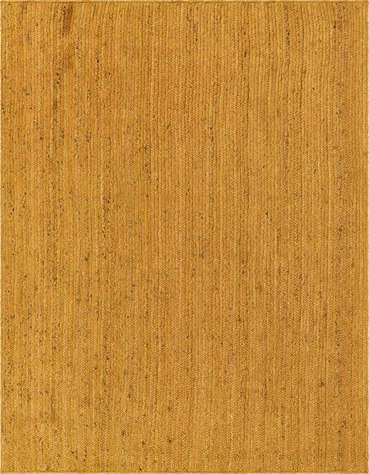 Detail image of 6' 1 x 9'  Hand Braided Jute Rug