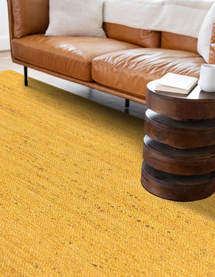 4' 1 x 6' 1 Handmade Braided Jute Rug