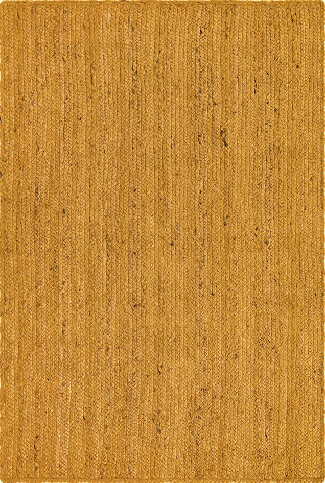 Detail image of 4' 1 x 6' 1 Handmade Braided Jute Rug