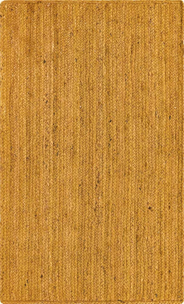 3' 3 x 5' 1 Handmade Braided Jute Rug