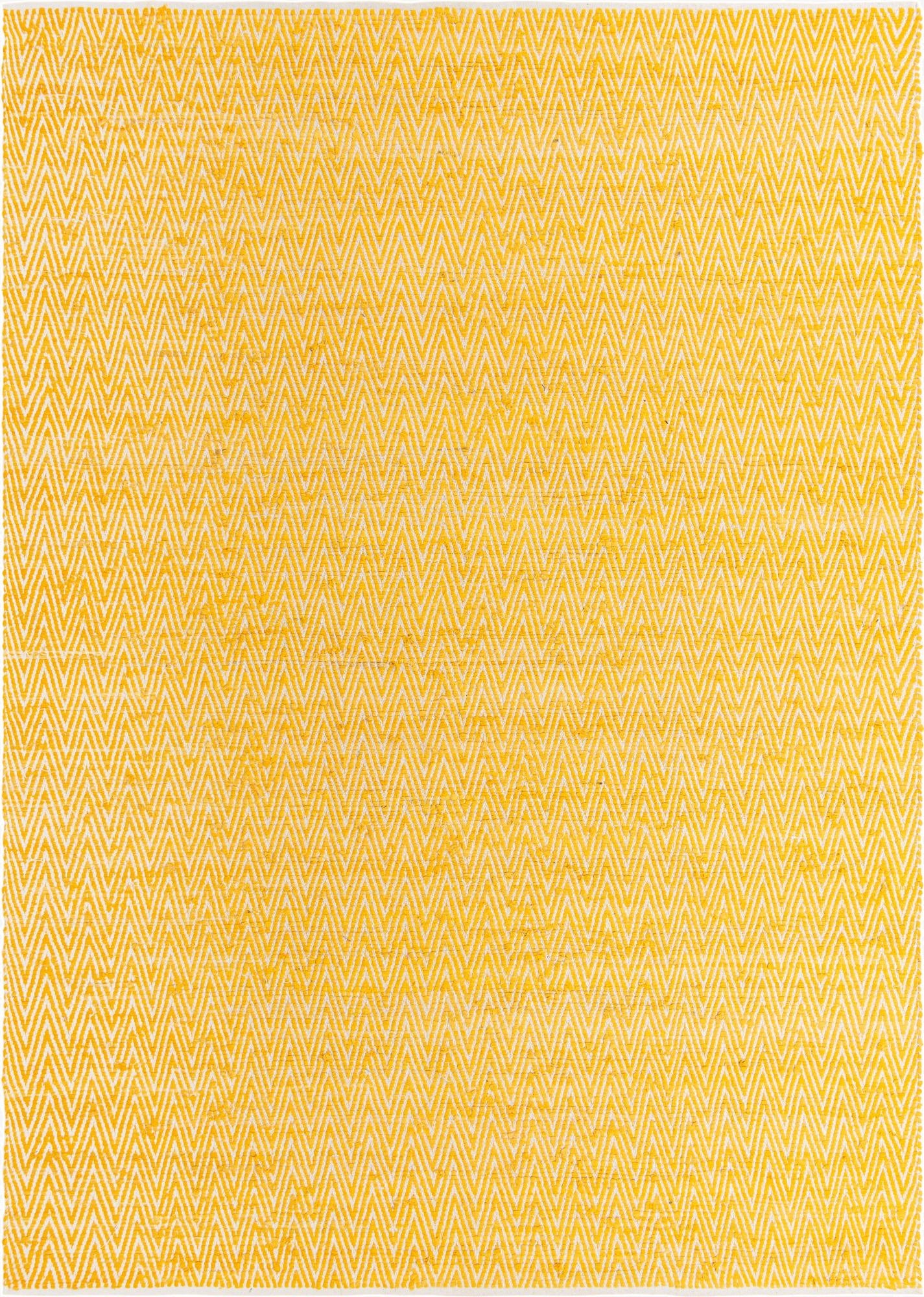 305cm x 430cm  Hand Woven Chindi Chevron Alfombra