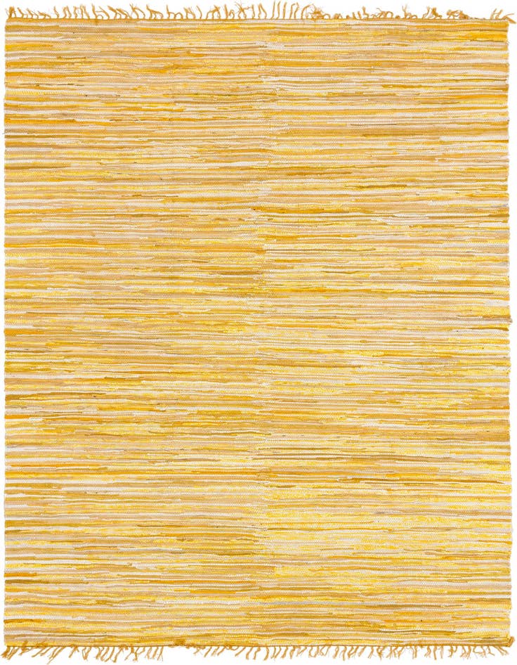 Detail image of 9' x 12' Hand Woven Chindi Cotton Rug