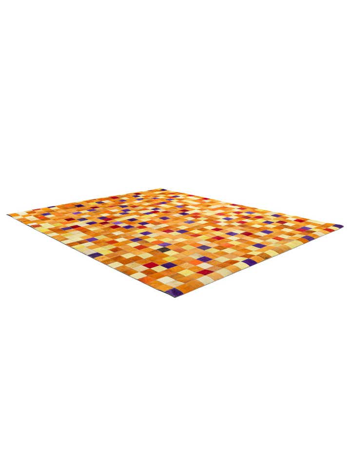 7' 11 x 9' 10 Cowhide - Patchwork Rug