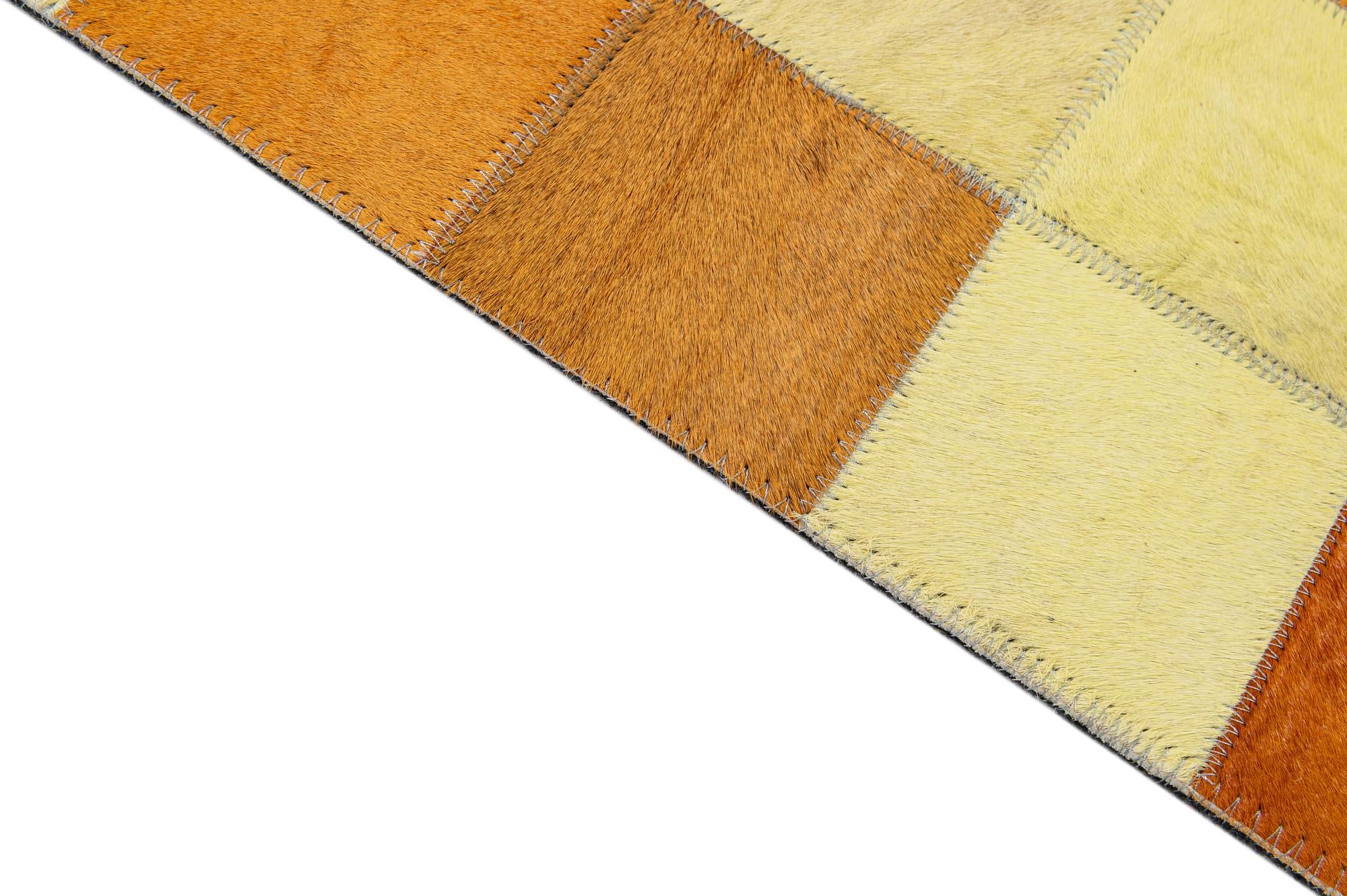7' 11 x 9' 10 Cowhide - Patchwork Rug